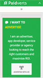 Mobile Screenshot of paidverts.com